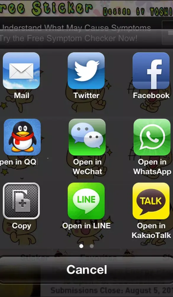 Funny Free Call Messenger,Chat Emoticons,Emoji,ONLINE Sticker design by Momijiro スクリーンショット