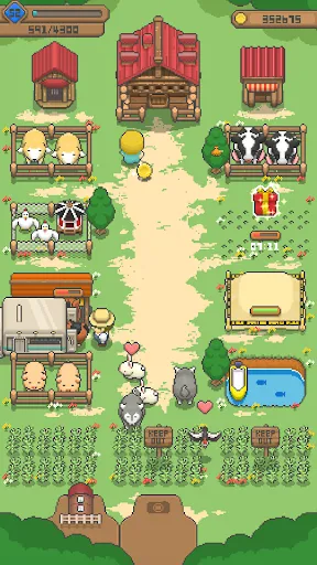 Tangkapan skrin Tiny Pixel Farm - Simple Game