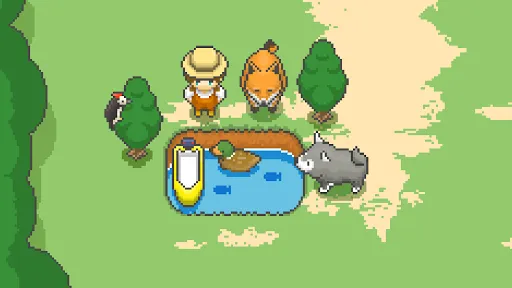 Tangkapan skrin Tiny Pixel Farm - Simple Game
