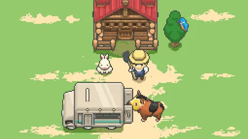 Tangkapan skrin Tiny Pixel Farm - Simple Game