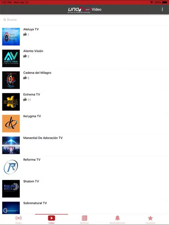 ภาพหน้าจอของ UnoRed iPad