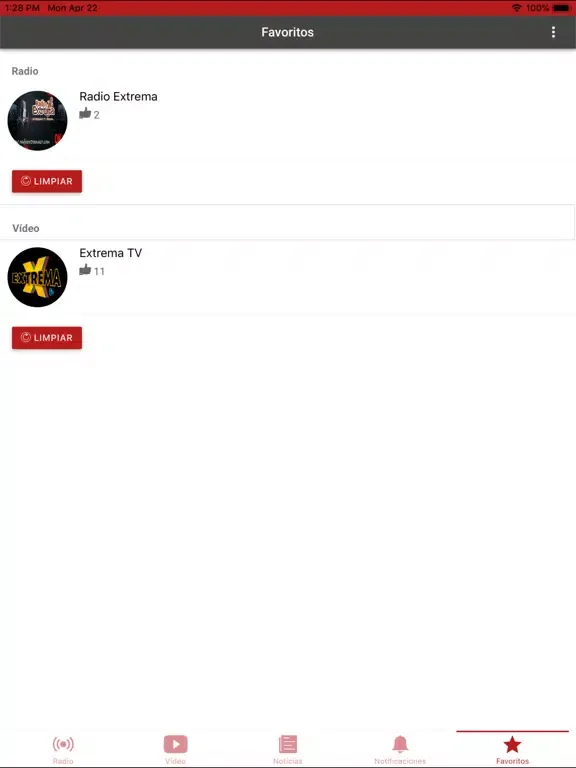 ภาพหน้าจอของ UnoRed iPad