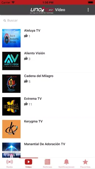 ภาพหน้าจอของ UnoRed