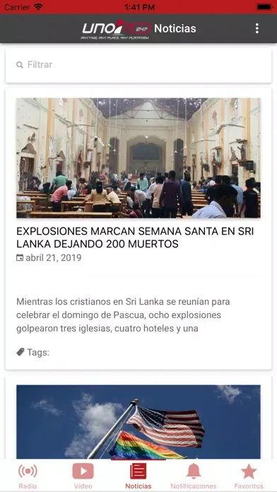 ภาพหน้าจอของ UnoRed