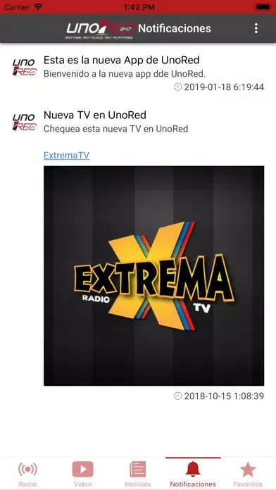 ภาพหน้าจอของ UnoRed