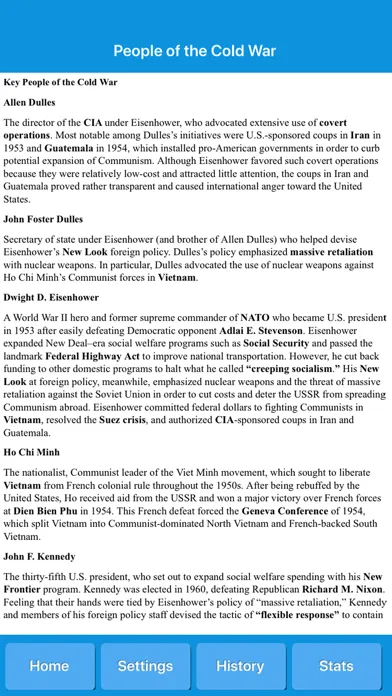 Learn Cold War History 스크린샷