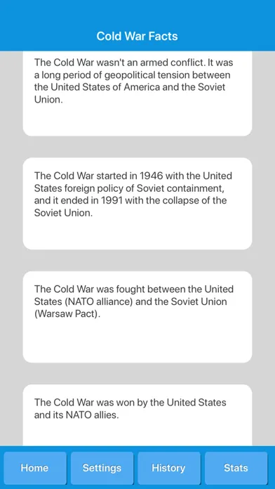 Learn Cold War History 스크린샷
