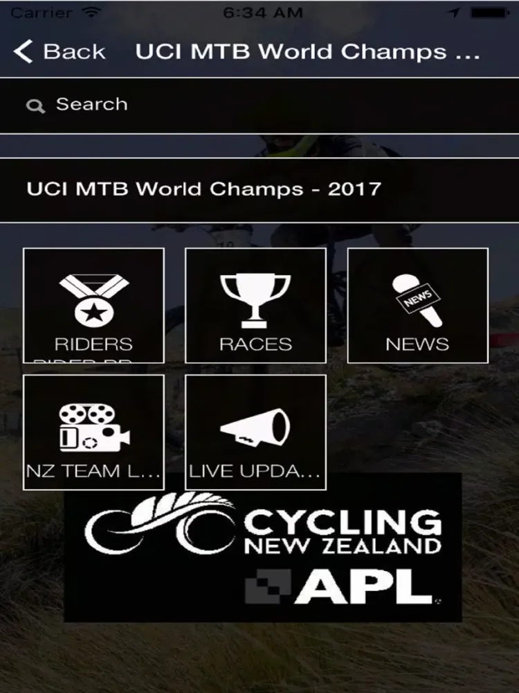 Captures d'écran de CyclingNZ Mountain Bike iPad 