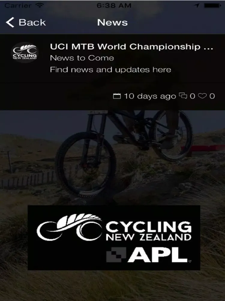 Captures d'écran de CyclingNZ Mountain Bike iPad 