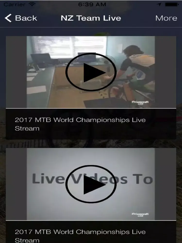 Captures d'écran de CyclingNZ Mountain Bike iPad 