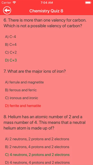 College Chemistry Quiz應用截圖