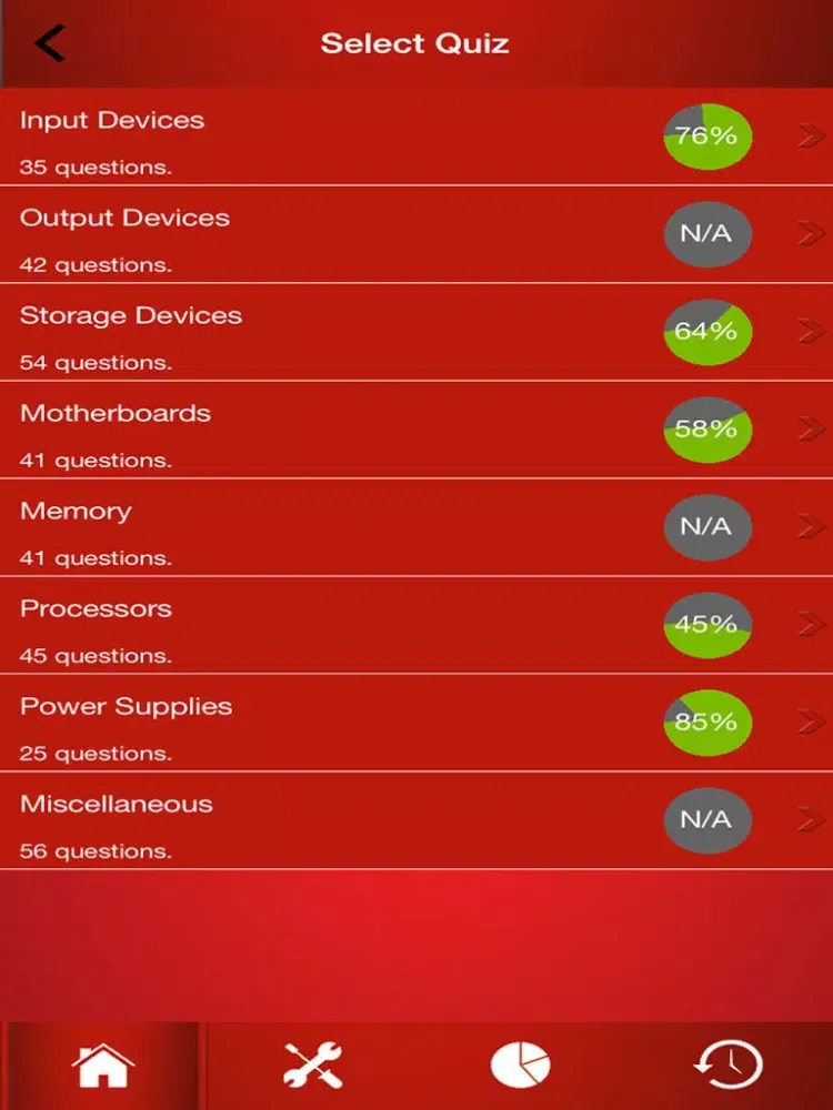 Скриншоты Computer Hardware Quiz iPad 