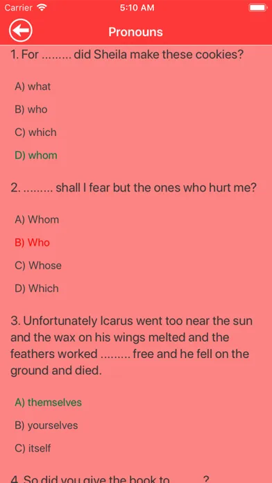 Elementary English Grammar Screenshots