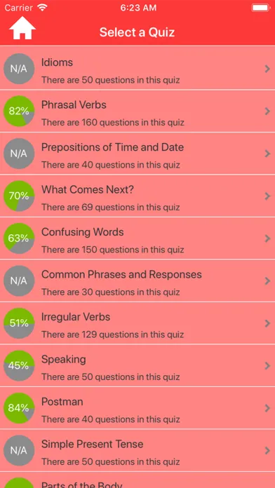 Zrzuty ekranu Intermediate English Grammar