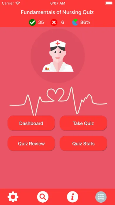 Nursing Quiz Screenshots