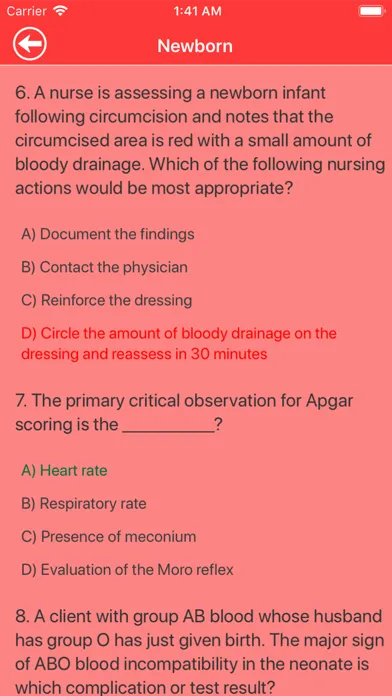 Pediatric Nursing Quizzes 스크린샷