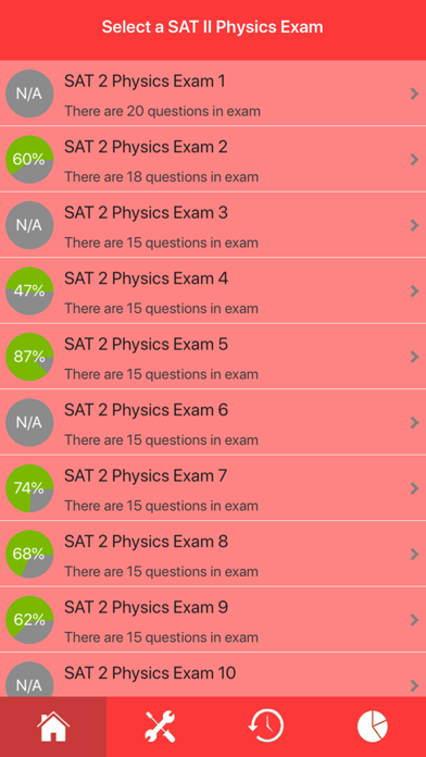SAT 2 Physics Exam Prep Screenshots