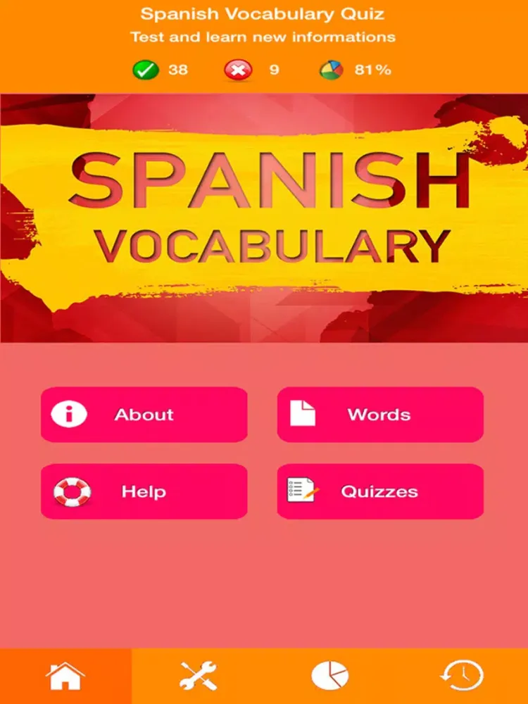 Скриншоты Spanish Vocabulary Quizzes iPad 