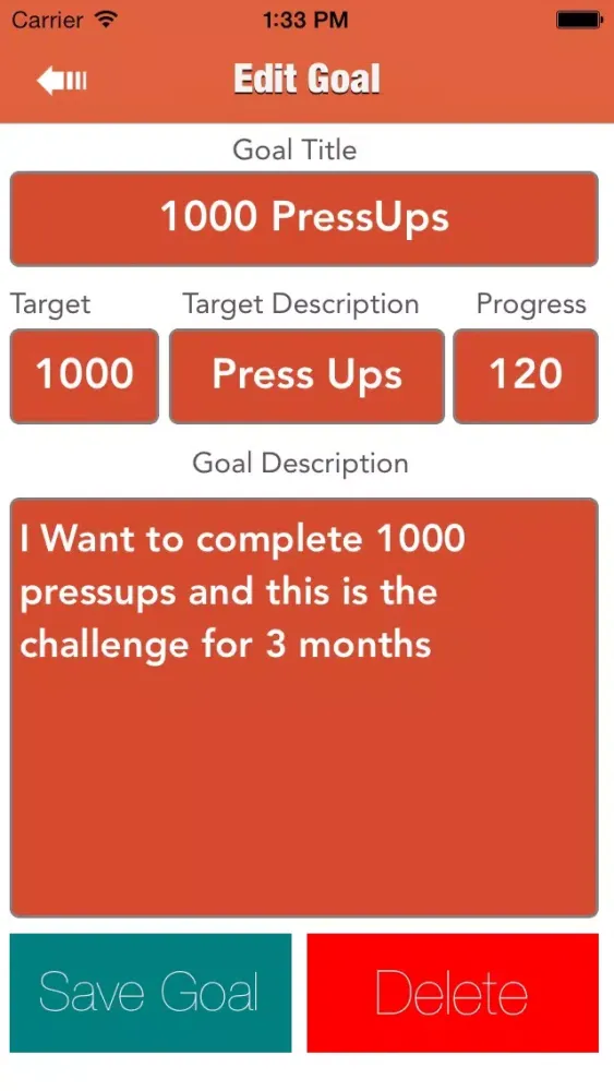 Track My Goal Ekran Görüntüleri