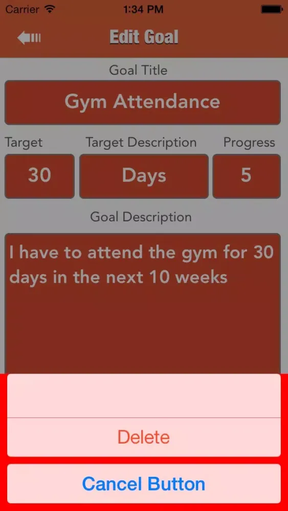 Track My Goal Ekran Görüntüleri