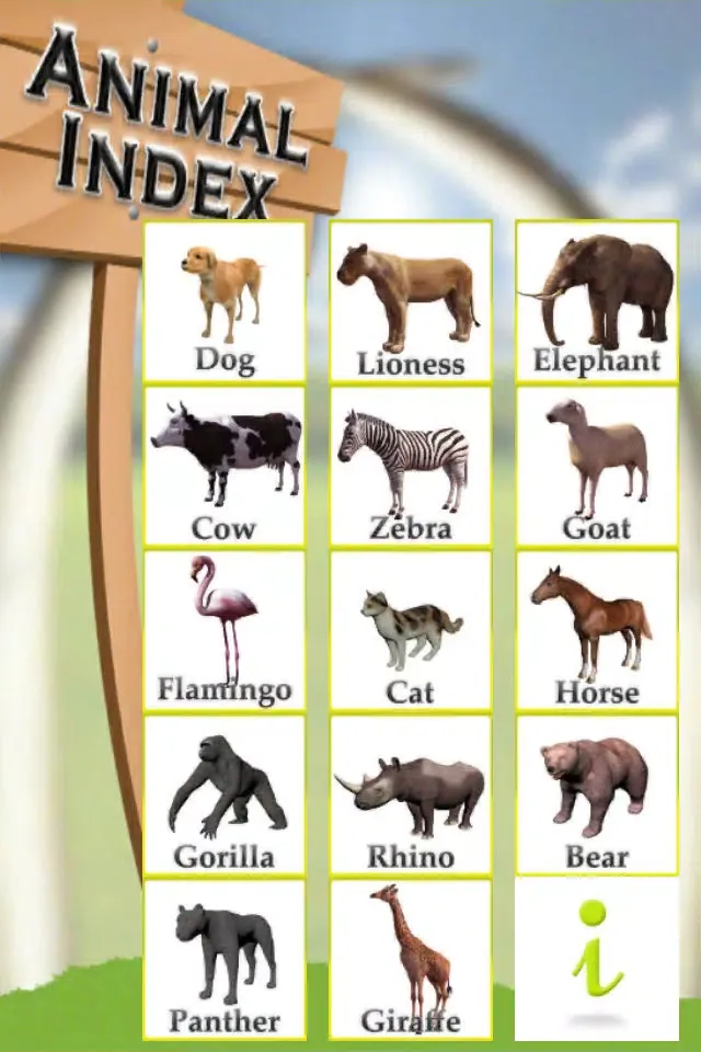 Zrzuty ekranu 3D Zoo