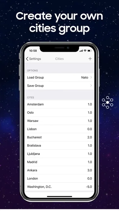 Time Glance — World Clock Screenshots