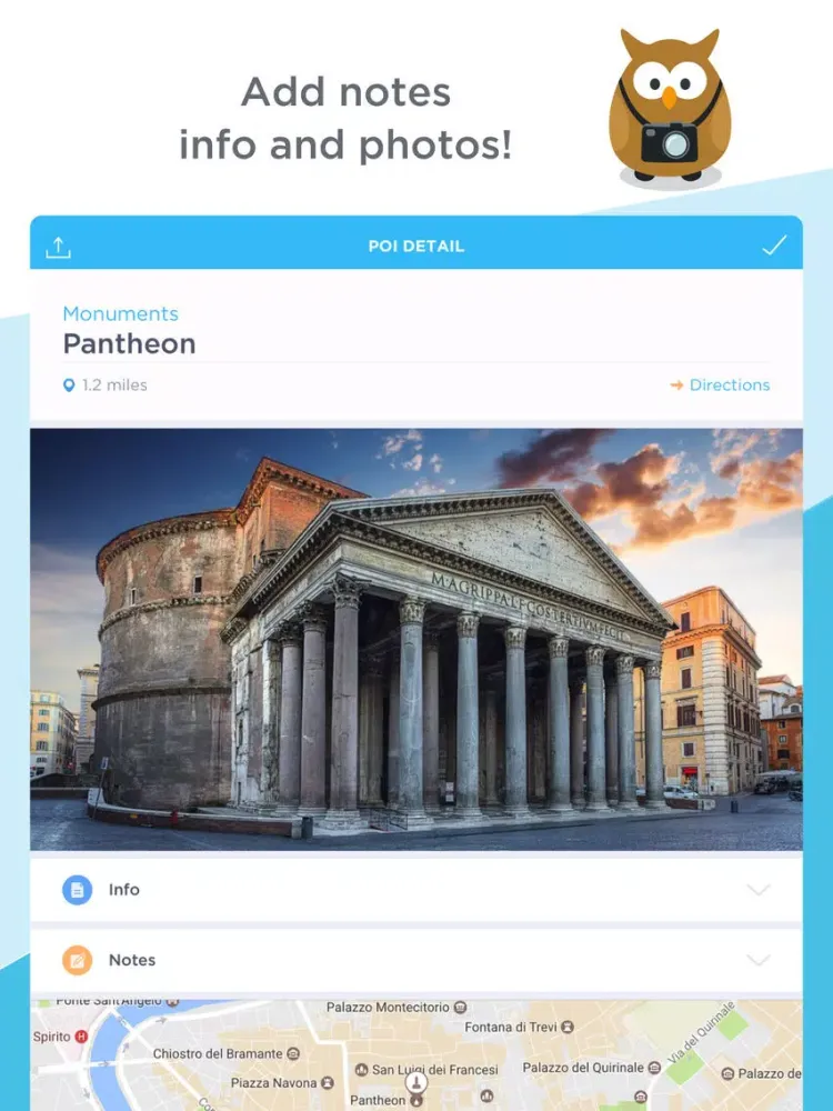 ภาพหน้าจอของ PlaceMapper iPad