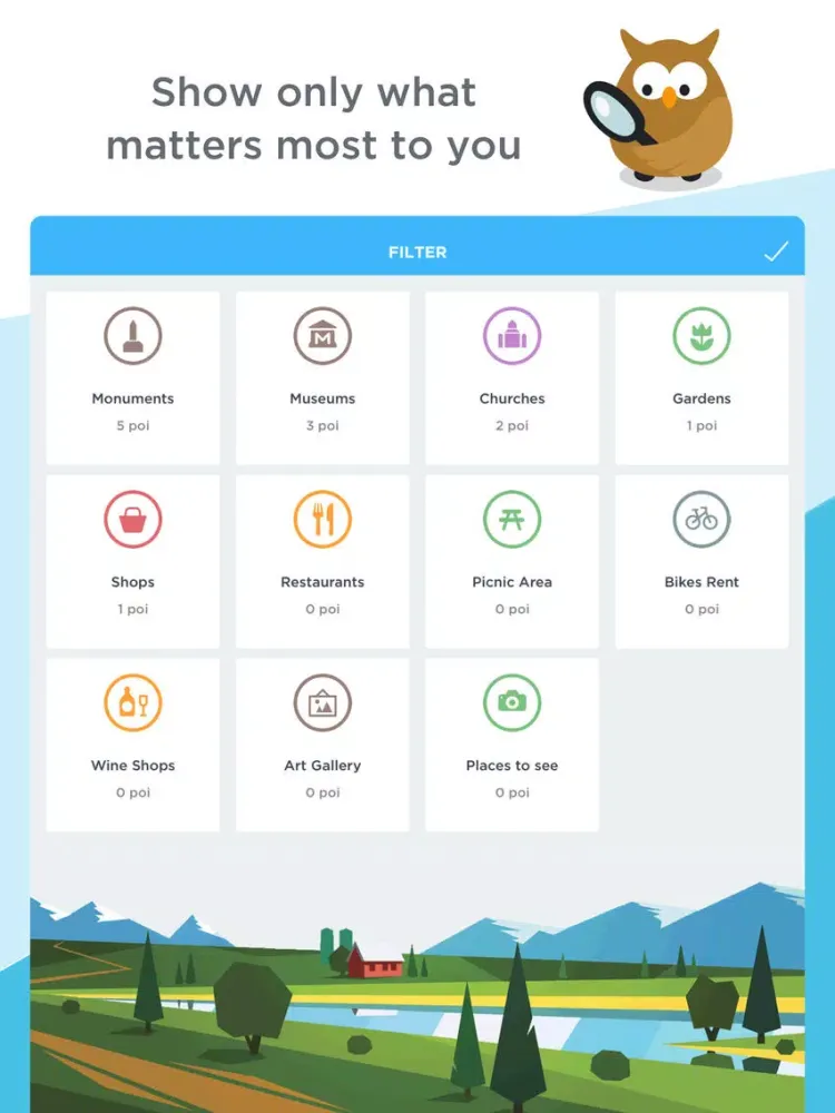 ภาพหน้าจอของ PlaceMapper iPad