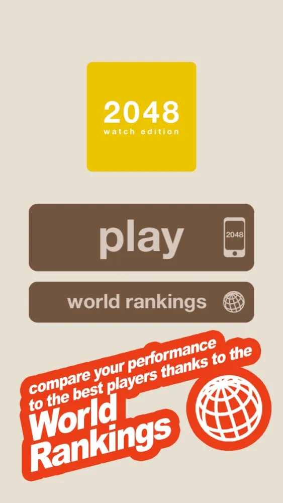 2048 - Watch Edition应用截图