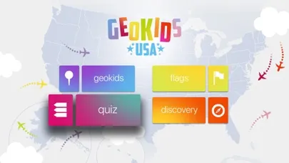 Zrzuty ekranu GeoKids USA fo Kids