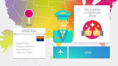 Zrzuty ekranu GeoKids USA fo Kids