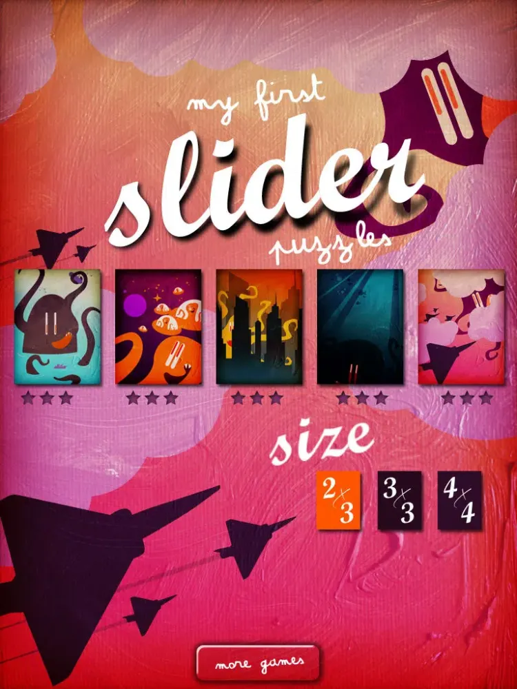 Captures d'écran de My first slider puzzles: The Invaders iPad 