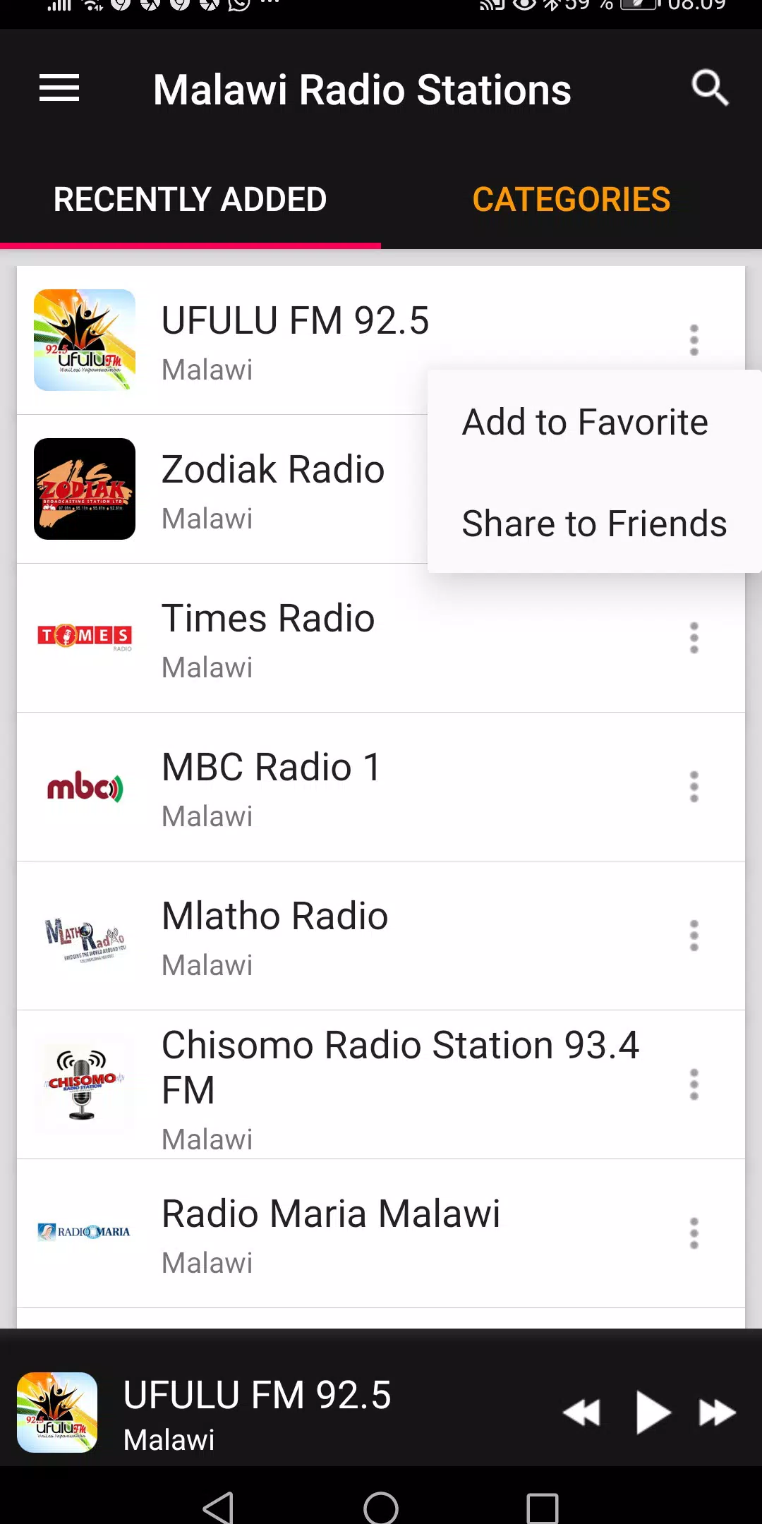 Malawi Radio Stations Screenshots2