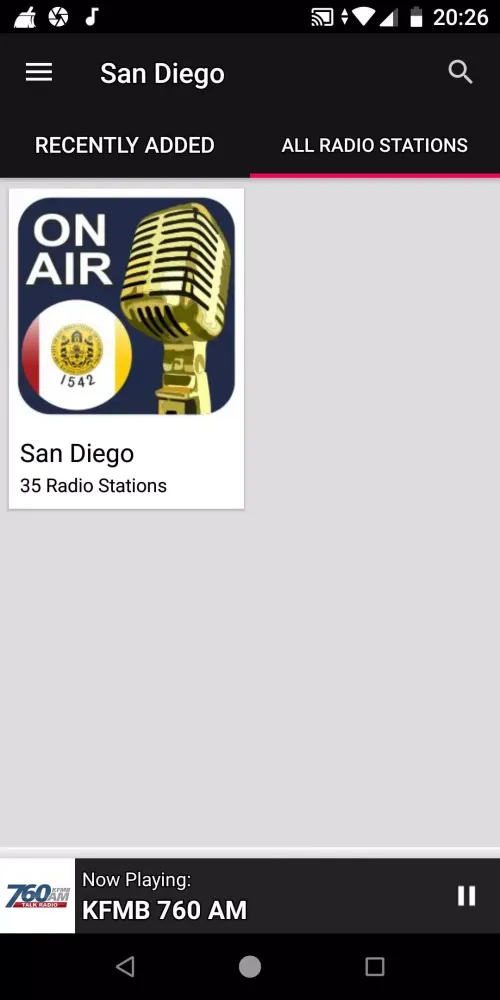 San Diego Radio Stations 스크린샷