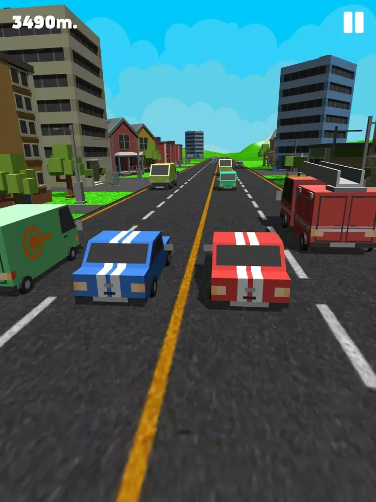 Ảnh chụp màn hình của Double Traffic Race iPad 
