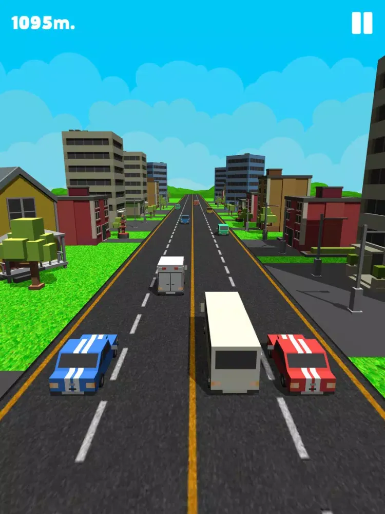 Ảnh chụp màn hình của Double Traffic Race iPad 