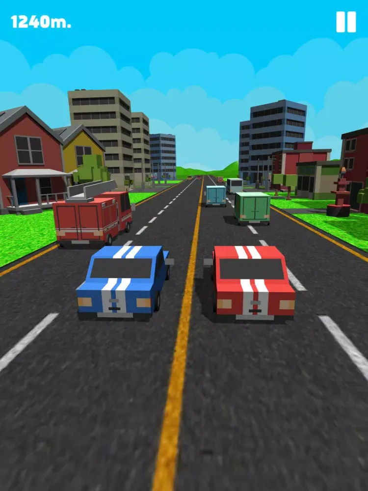 Ảnh chụp màn hình của Double Traffic Race iPad 