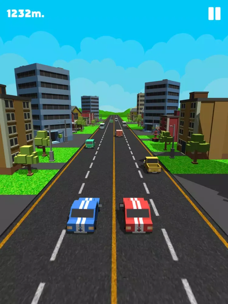 Ảnh chụp màn hình của Double Traffic Race iPad 