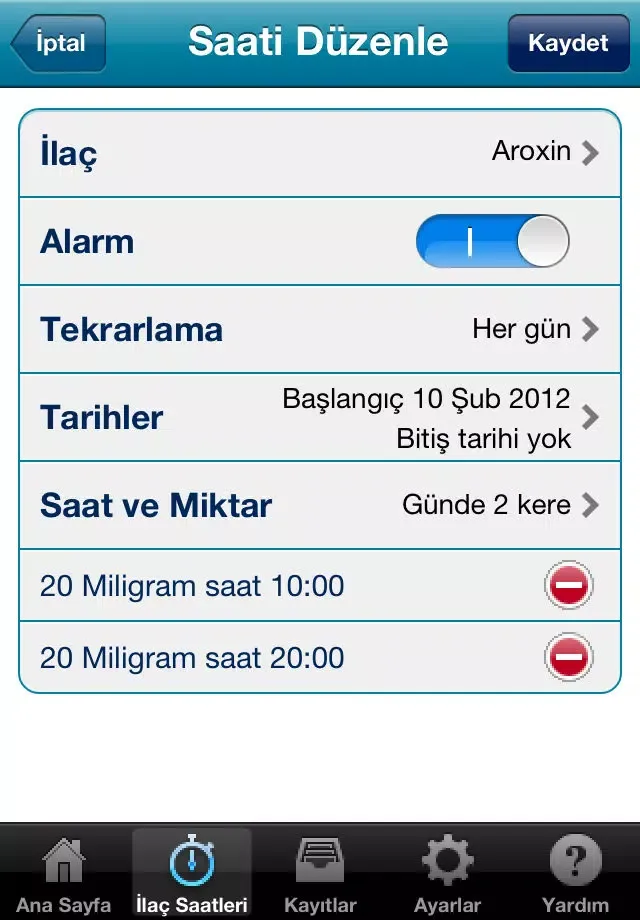 Скриншоты İlaç Saatim