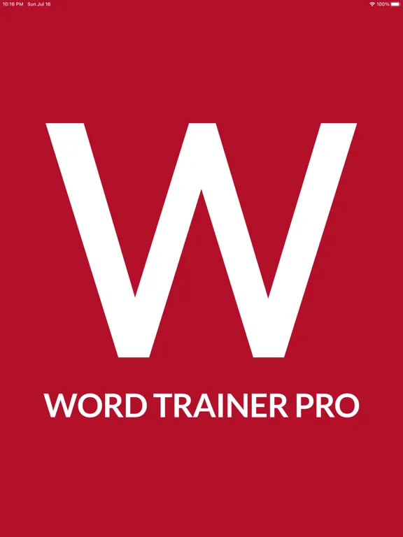 Captures d'écran de Word Trainer Pro iPad 
