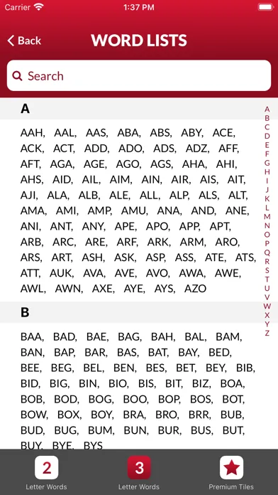 Captures d'écran de Word Trainer Pro