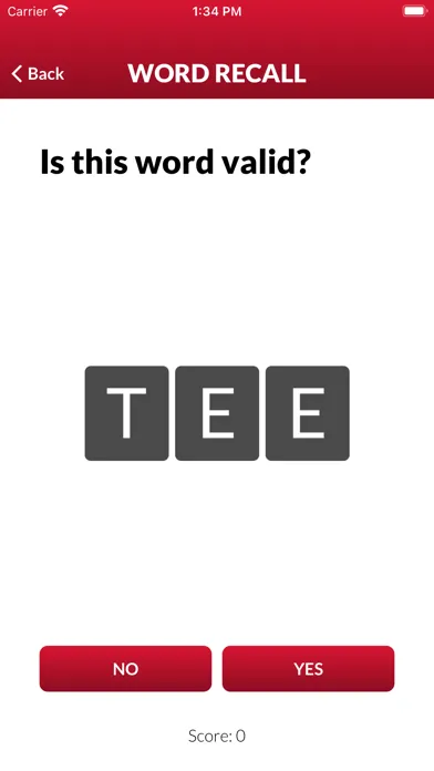 Captures d'écran de Word Trainer Pro