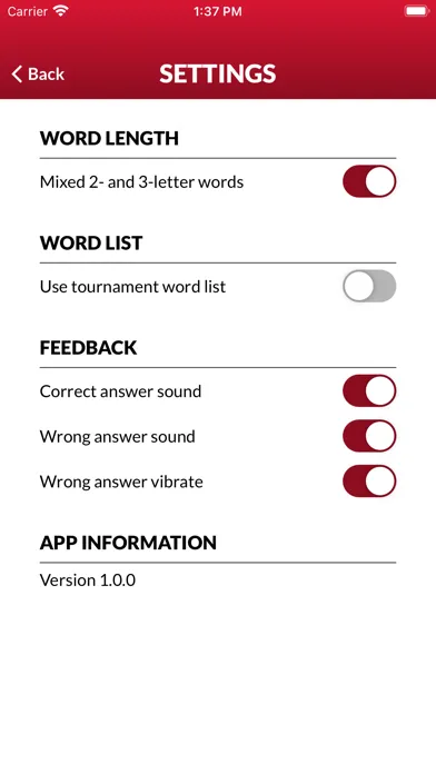 Captures d'écran de Word Trainer Pro