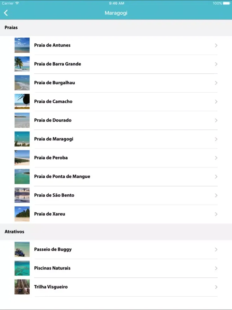 Costa dos Corais iPad  Screenshots