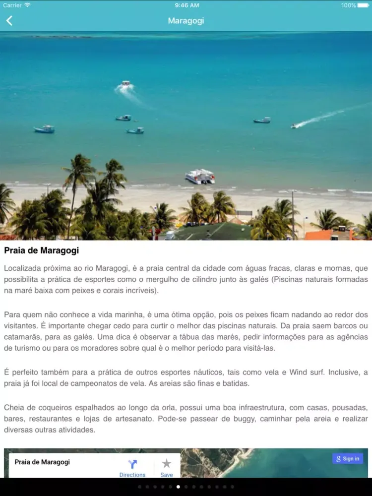 Costa dos Corais iPad  Screenshots