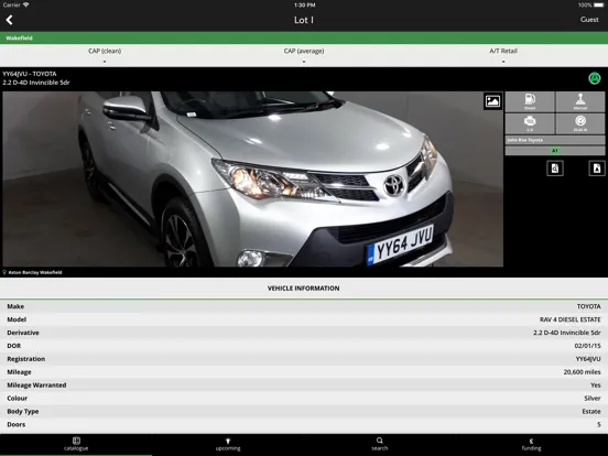 Aston Barclay Trade Auction iPad  Screenshots