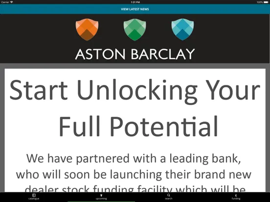 Aston Barclay Trade Auction iPad  Screenshots