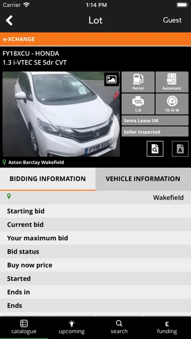Aston Barclay Trade Auction Screenshots