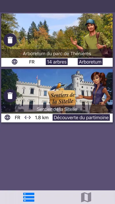 Les sentiers de Thénières Ekran Görüntüleri