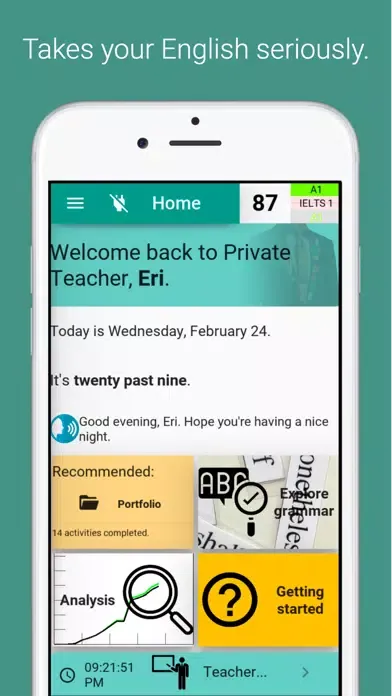 Ảnh chụp màn hình của Private Teacher